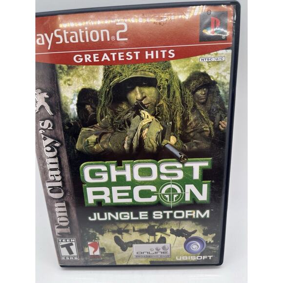 Tom Clancy’s Ghost Recon: Jungle Storm w/manual (Playstation 2/PS2) - TESTED - Picture 2 of 8